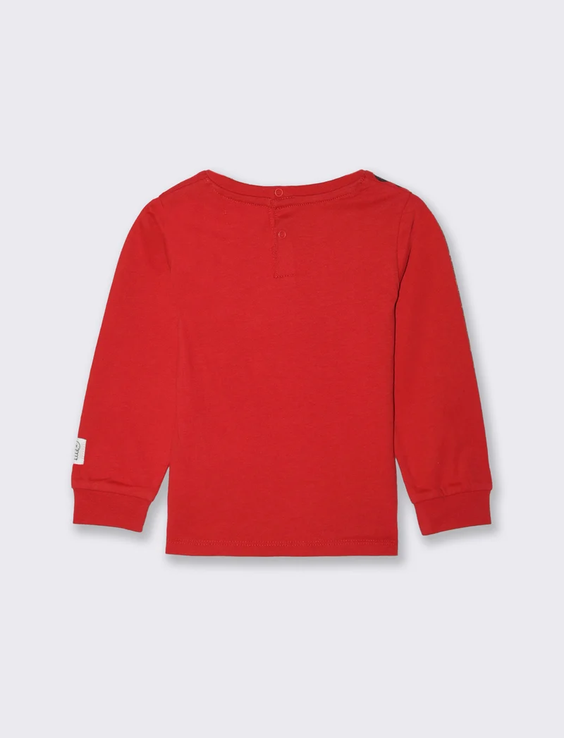 Maglietta con stampa extrabord - Rosso