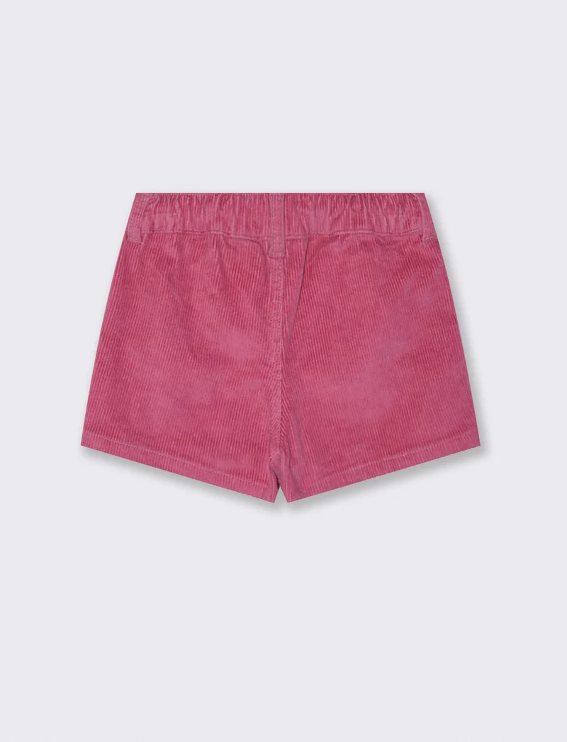 Shorts in velluto - Viola malva