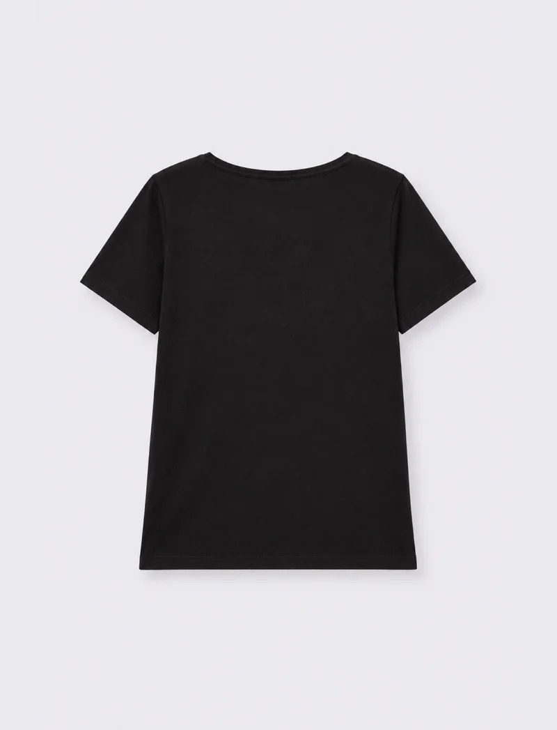 t-shirt mc donna - Nero