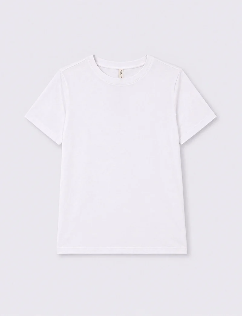 t-shirt mc donna - Bianco