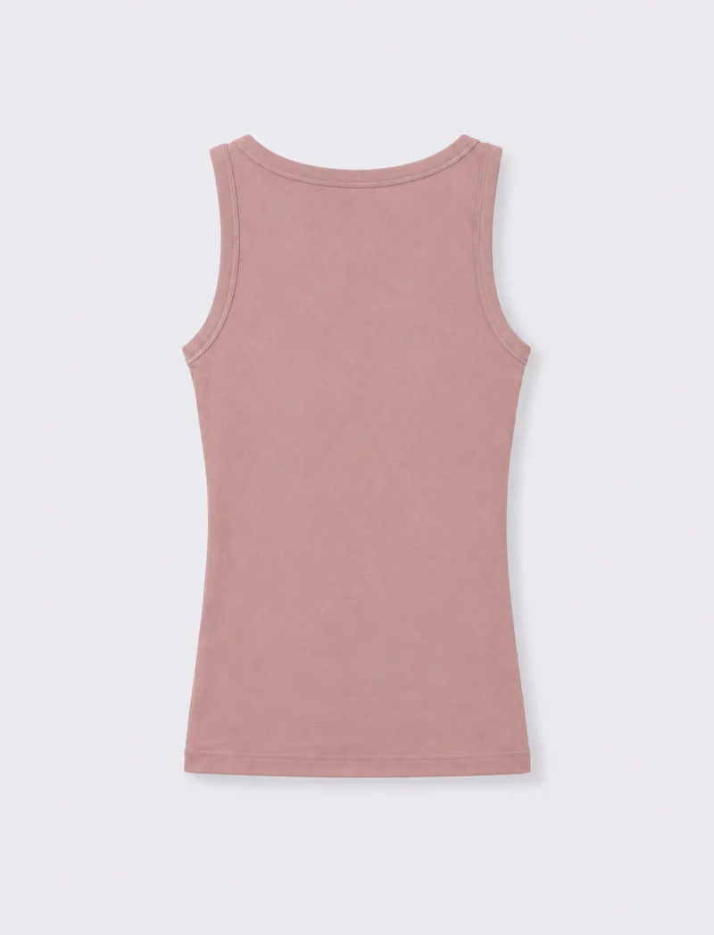 TOP DONNA - Rosa polvere