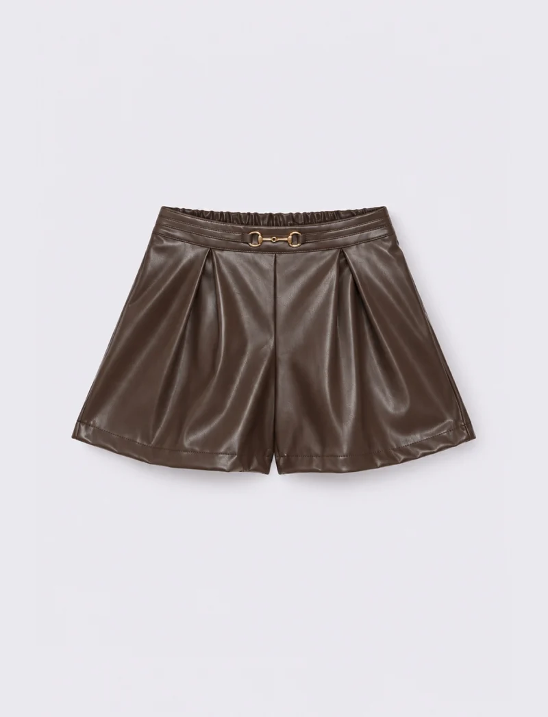 Shorts da bambina - Marrone