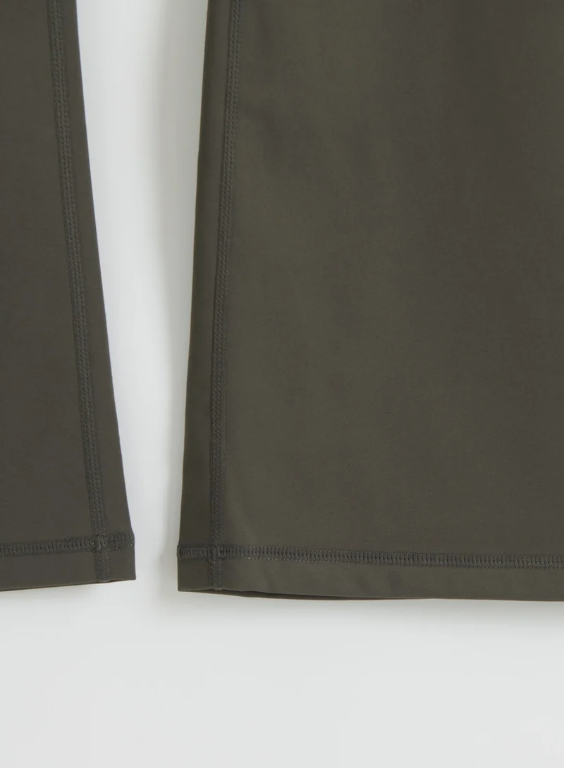 Dark Ivy Warming Flare Tall Tights
