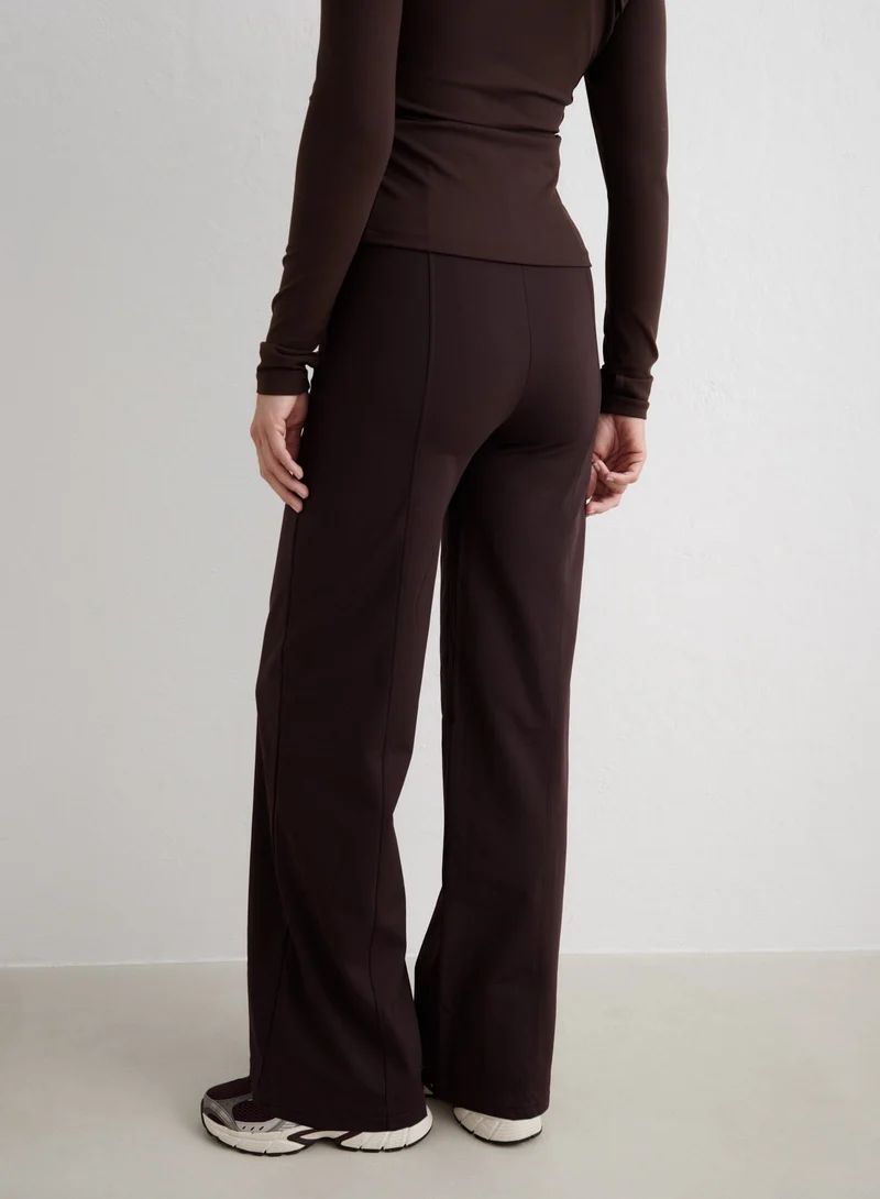 Cacao Warming Pintuck Pants