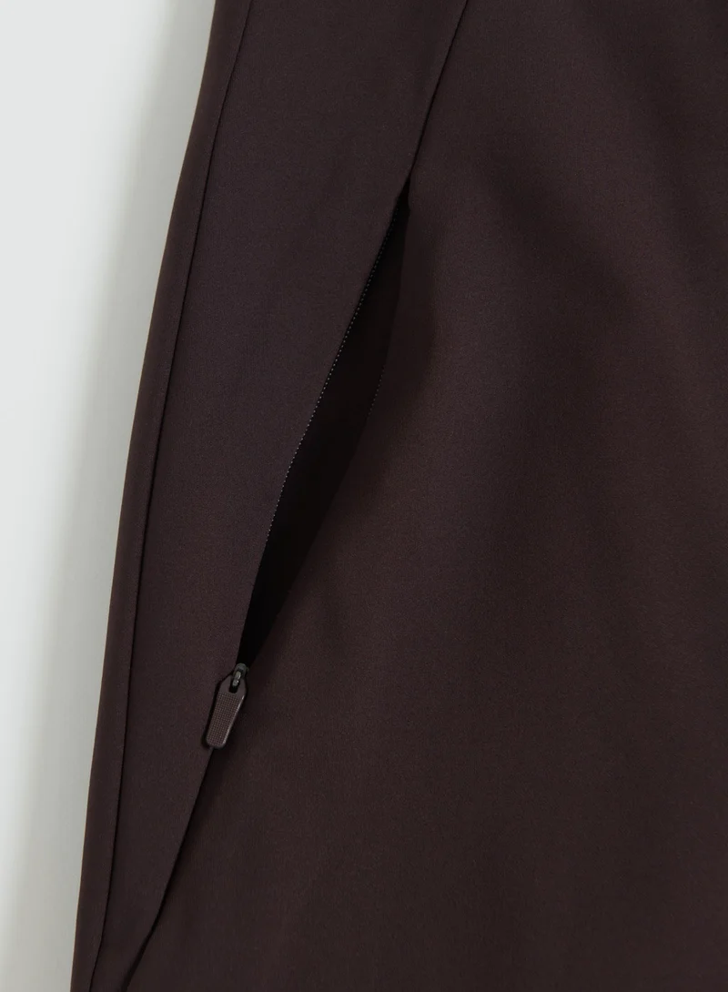 Cacao Warming Pintuck Pants