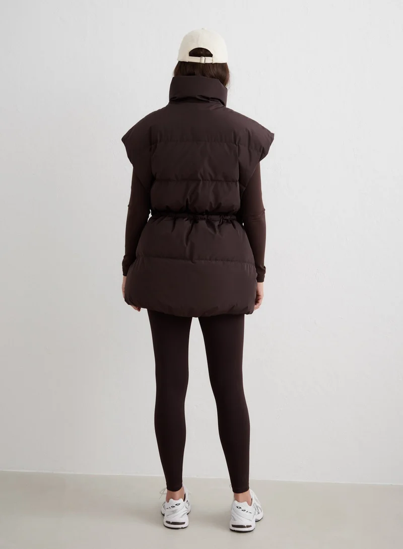 Cacao Moment Puffer Vest