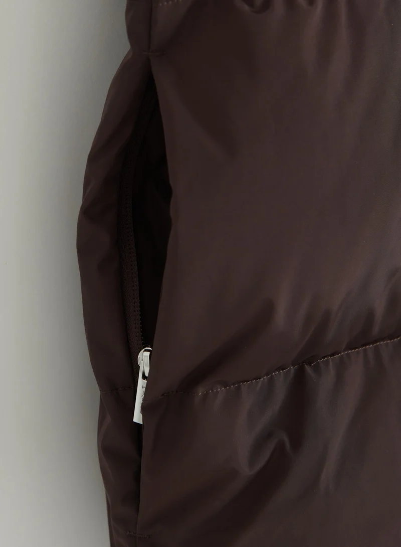 Cacao Moment Puffer Vest