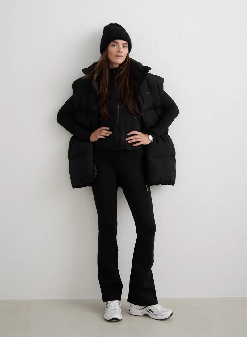 Black Moment Puffer Vest