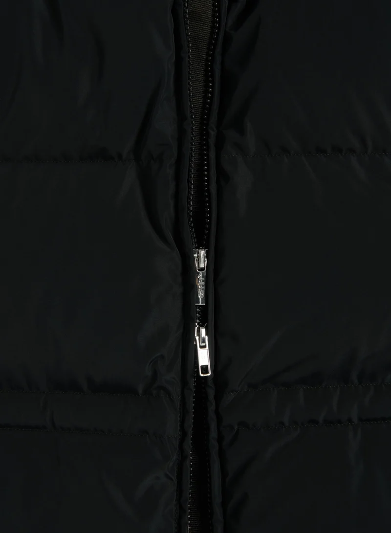 Black Moment Puffer Vest