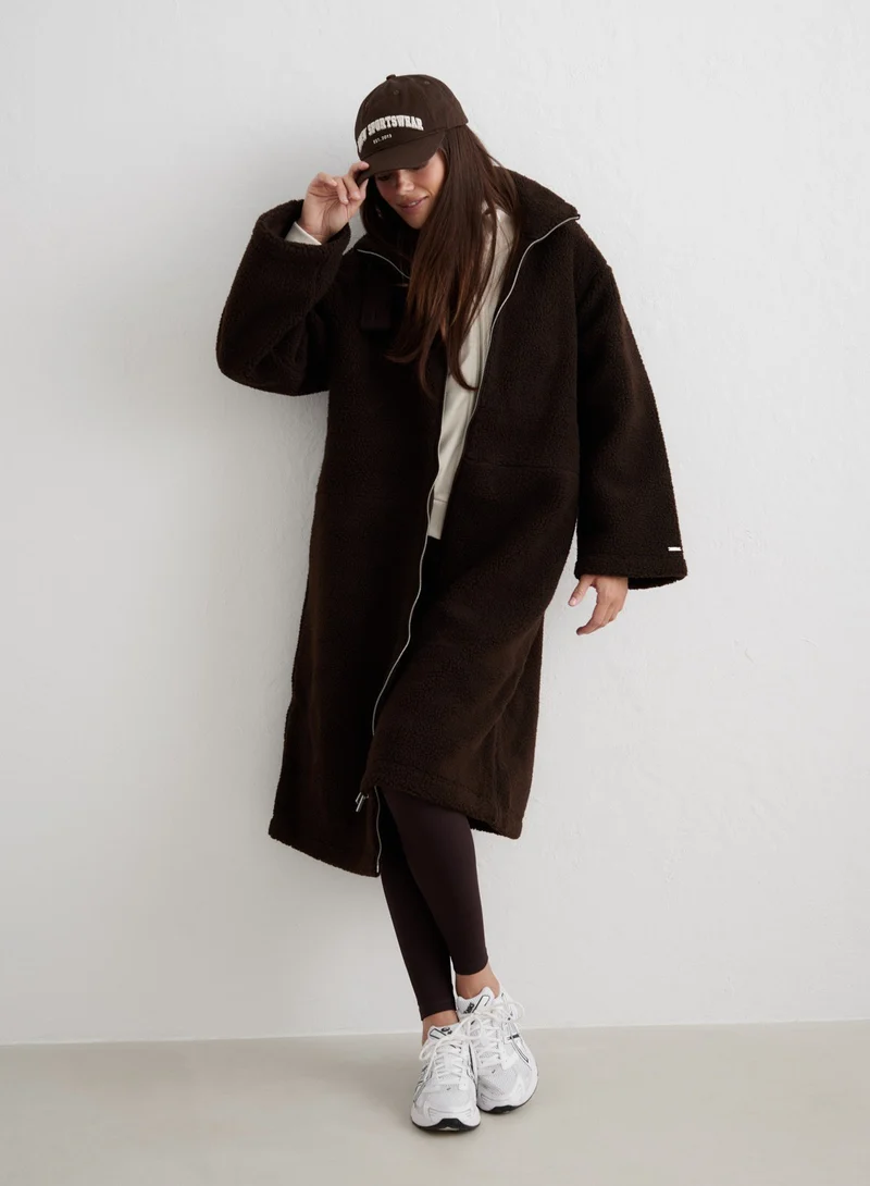 Chocolate Pile Coat