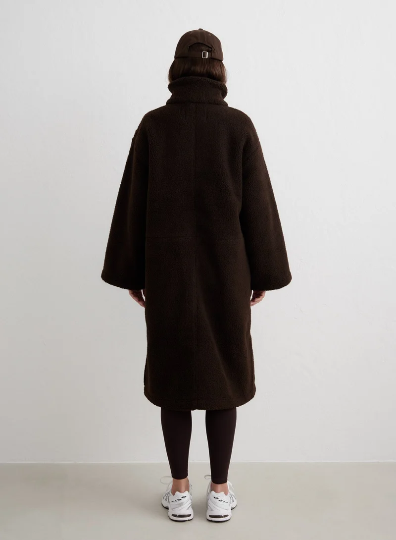 Chocolate Pile Coat