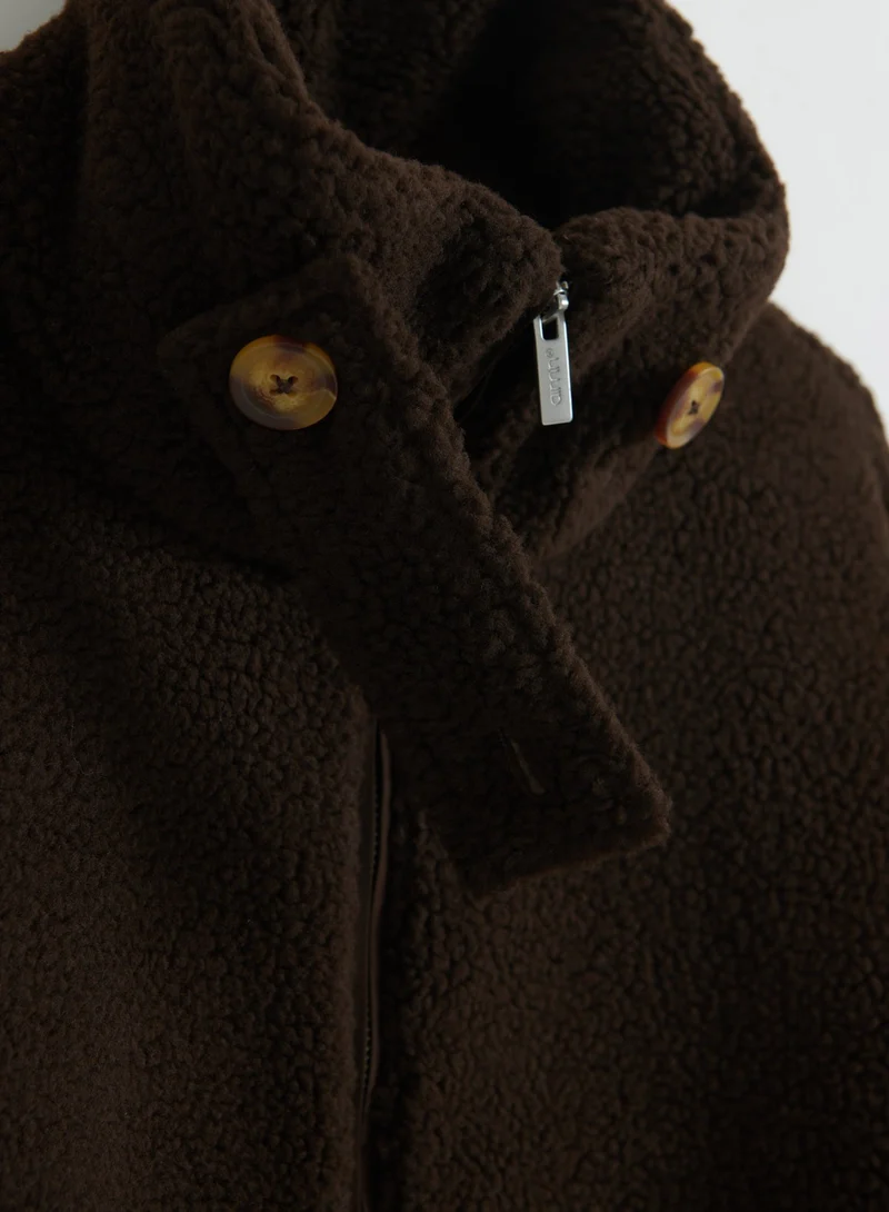 Chocolate Pile Coat
