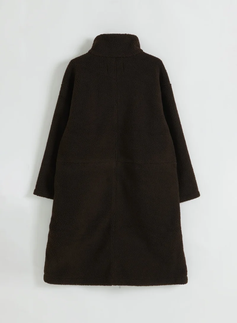 Chocolate Pile Coat