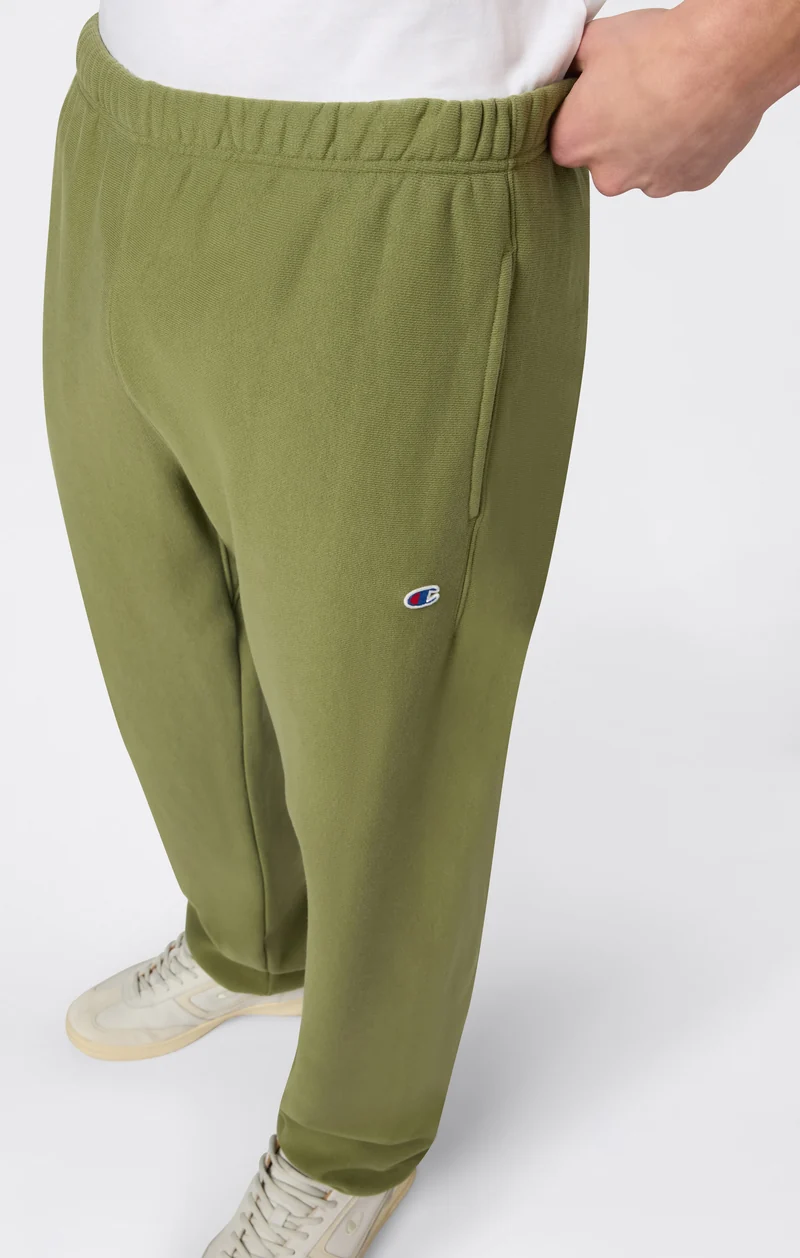 Men’s Lightweight Jogger Pants with Elastic Cuff Reverse Weave
