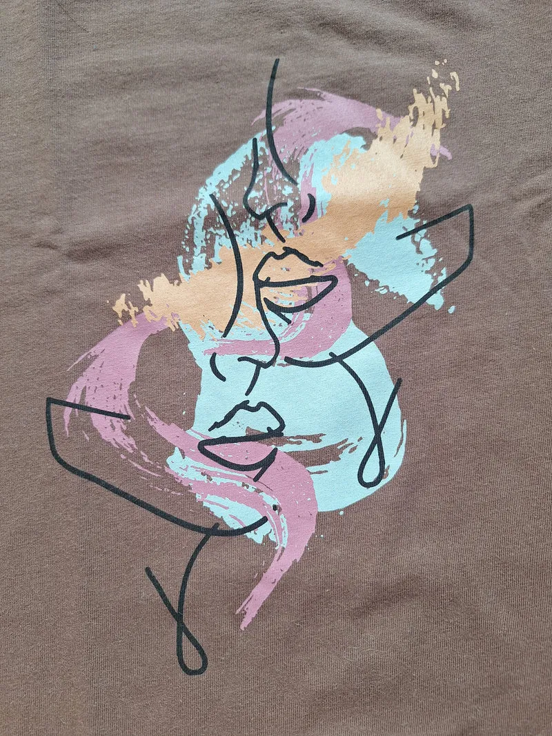Reken Maar Longsleeve Gesichtsprint 36
