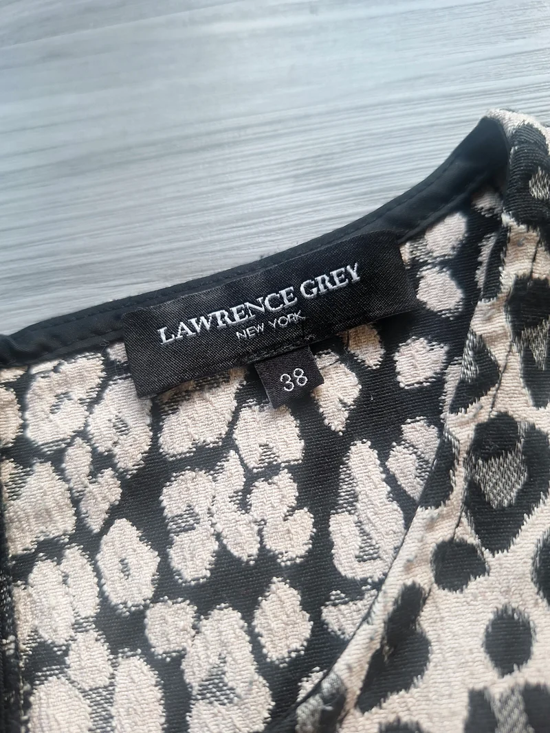 Lawrence Grey Blusenshirt Leopardenmuster 38
