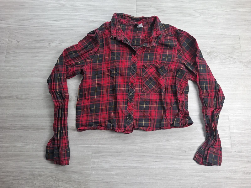 H&M Divided Hemdbluse Karomuster 36