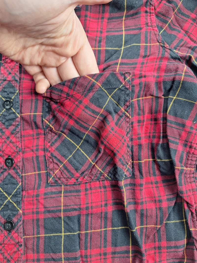 H&M Divided Hemdbluse Karomuster 36
