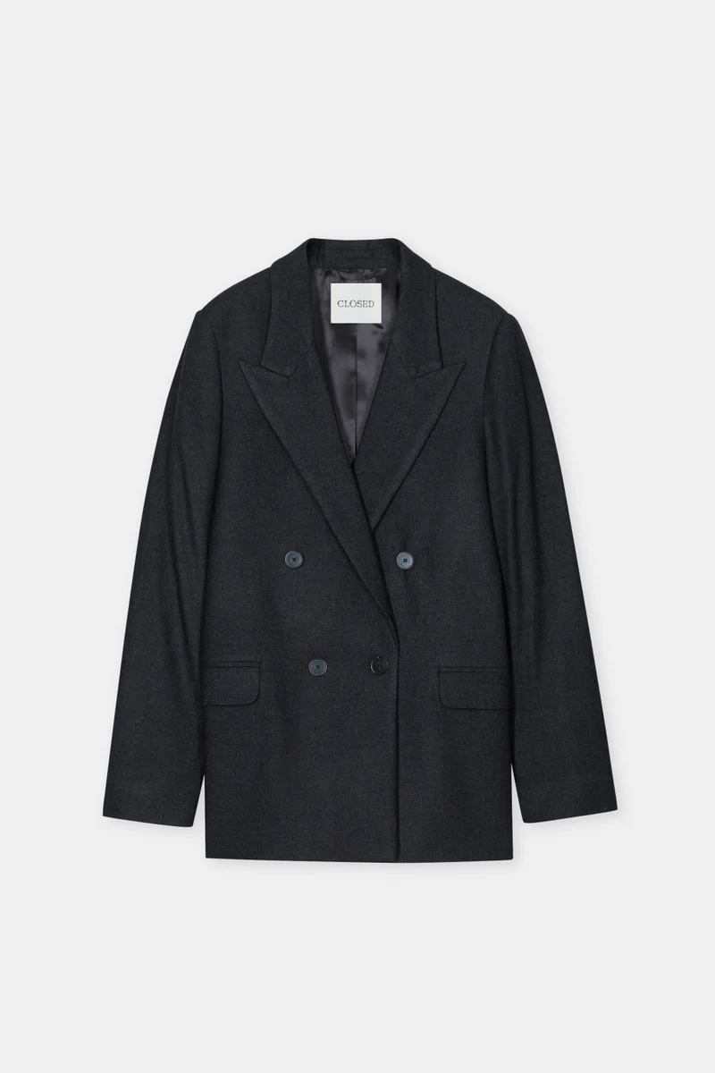 Fitted Doublebreasted Blazer