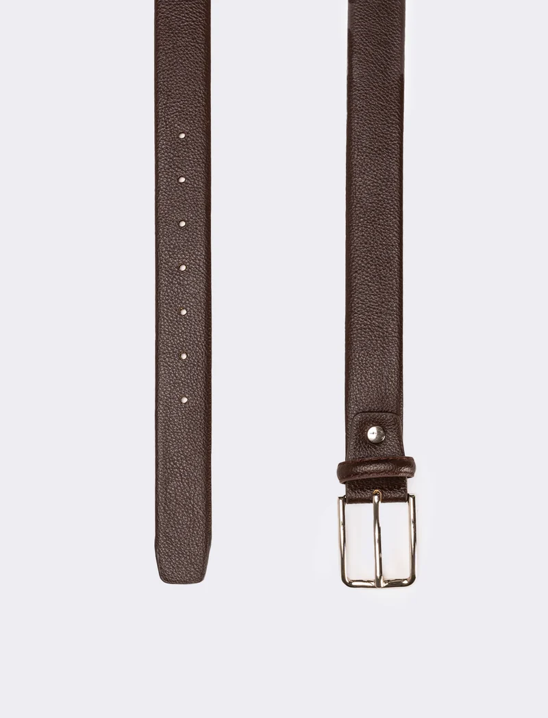 Cintura uomo saldata - Marrone