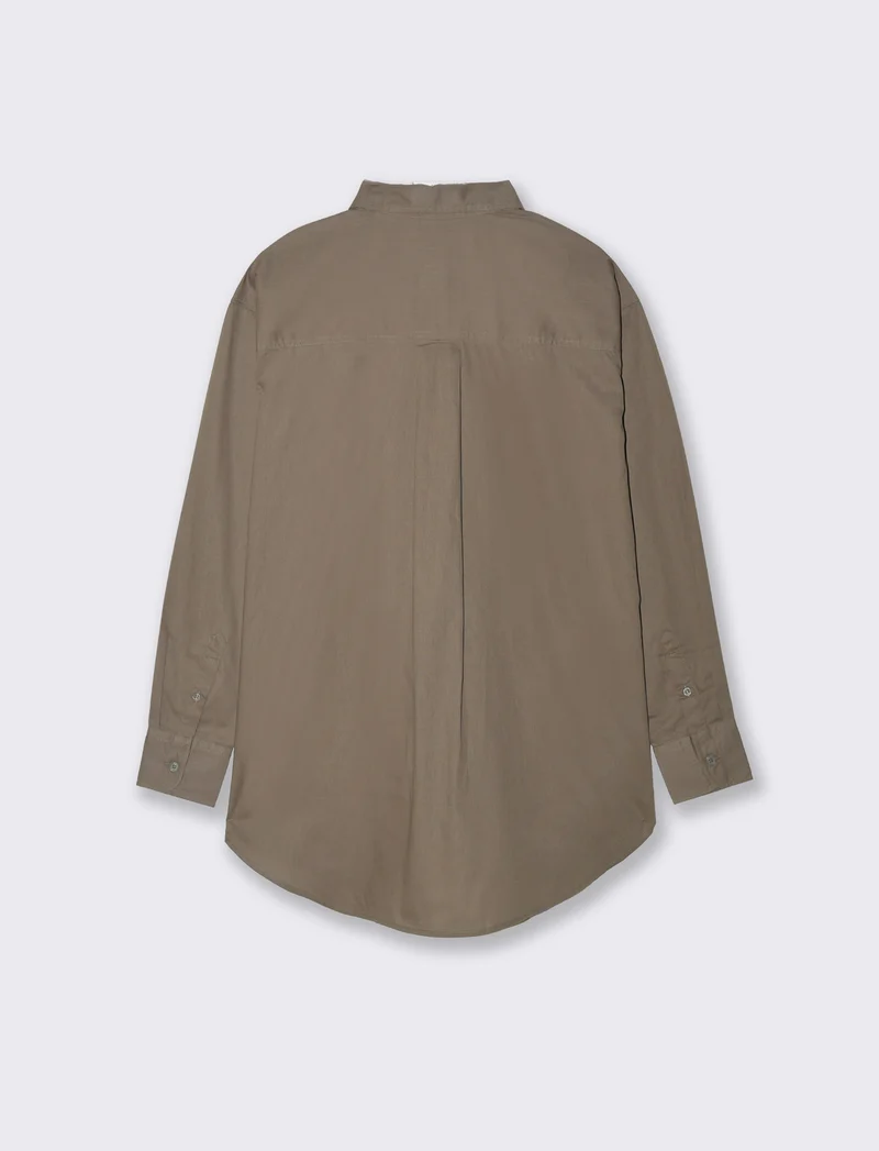 Camicia basica da donna - Verde salvia
