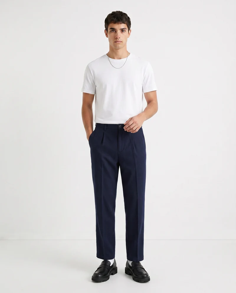 Pantaloni Chino Relaxed Easy Pant Uomo - Blu
