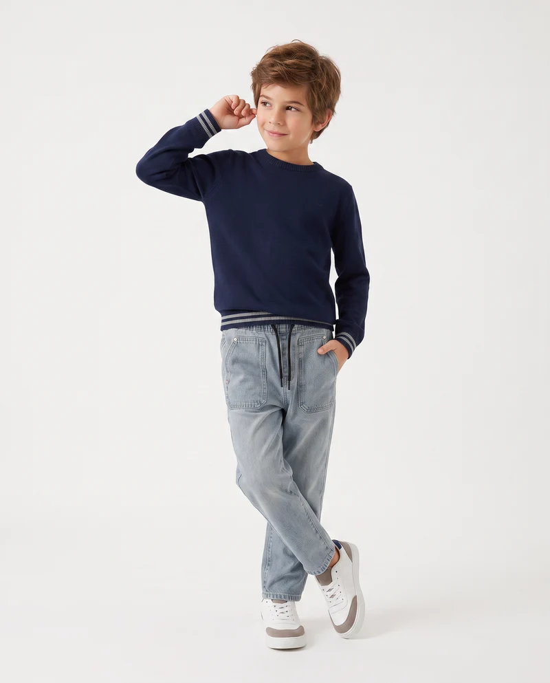 Jeans jogger comodi e alla moda - Denim
