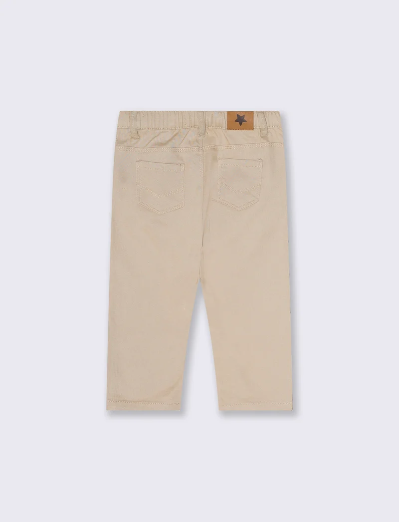 Pantaloni in twill versatili e pratici - Beige