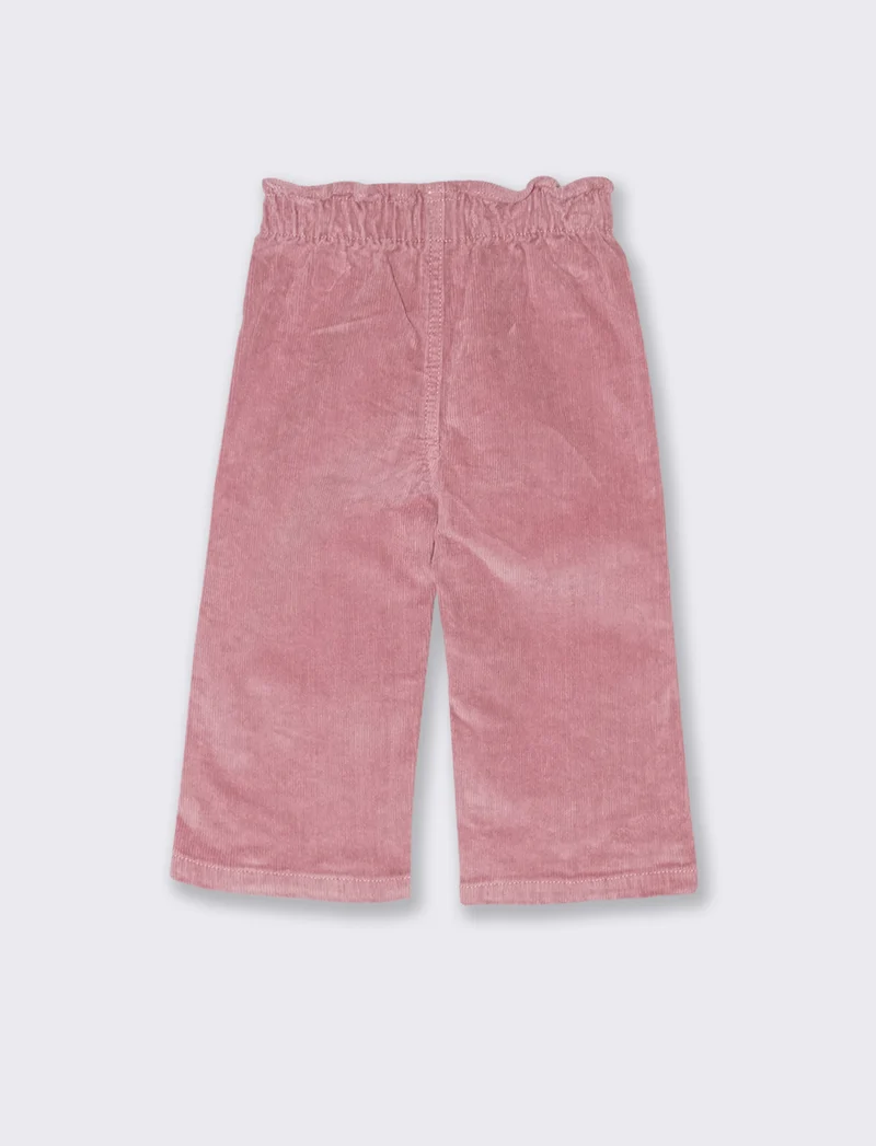Pantaloni in velluto - Rosa cipolla