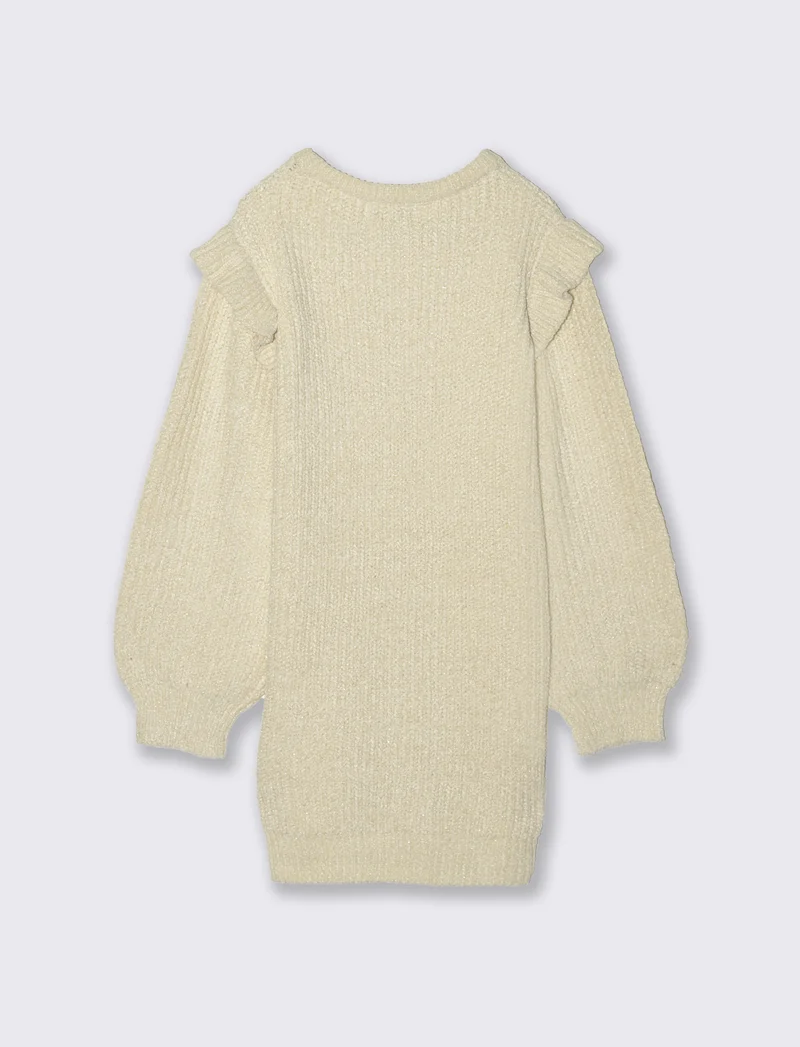 Abito trecce in ciniglia - Beige