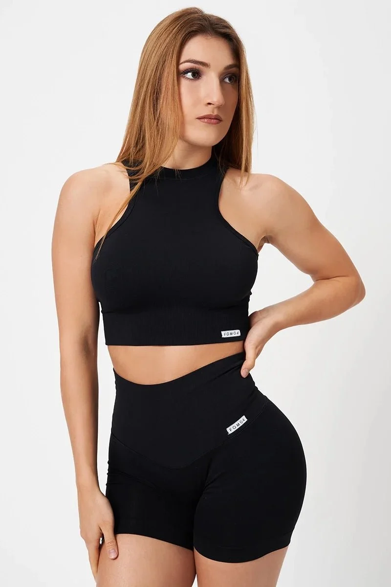 Top Electra Nero - Taglia Unica