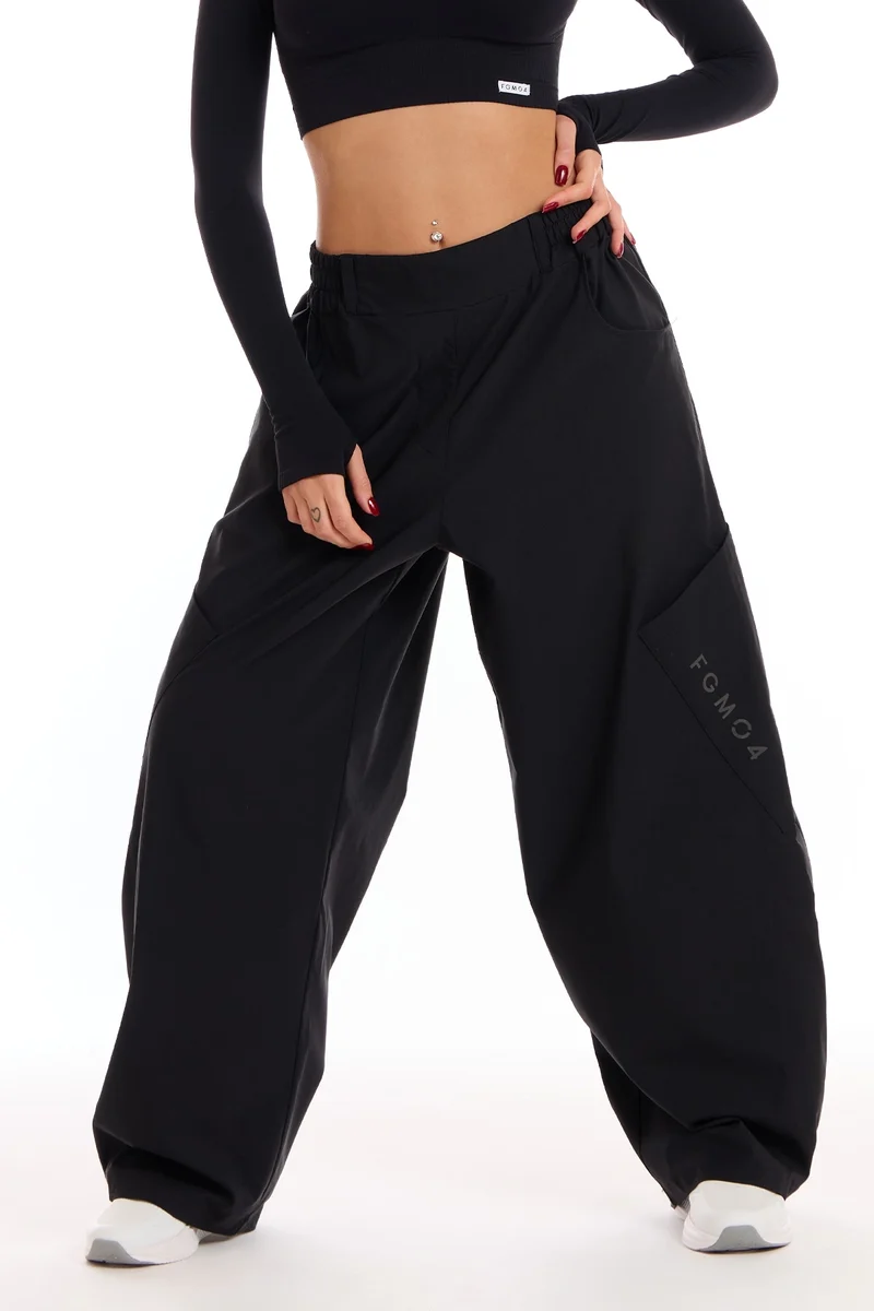 Pantalone Cargo Balloon Summer Nero