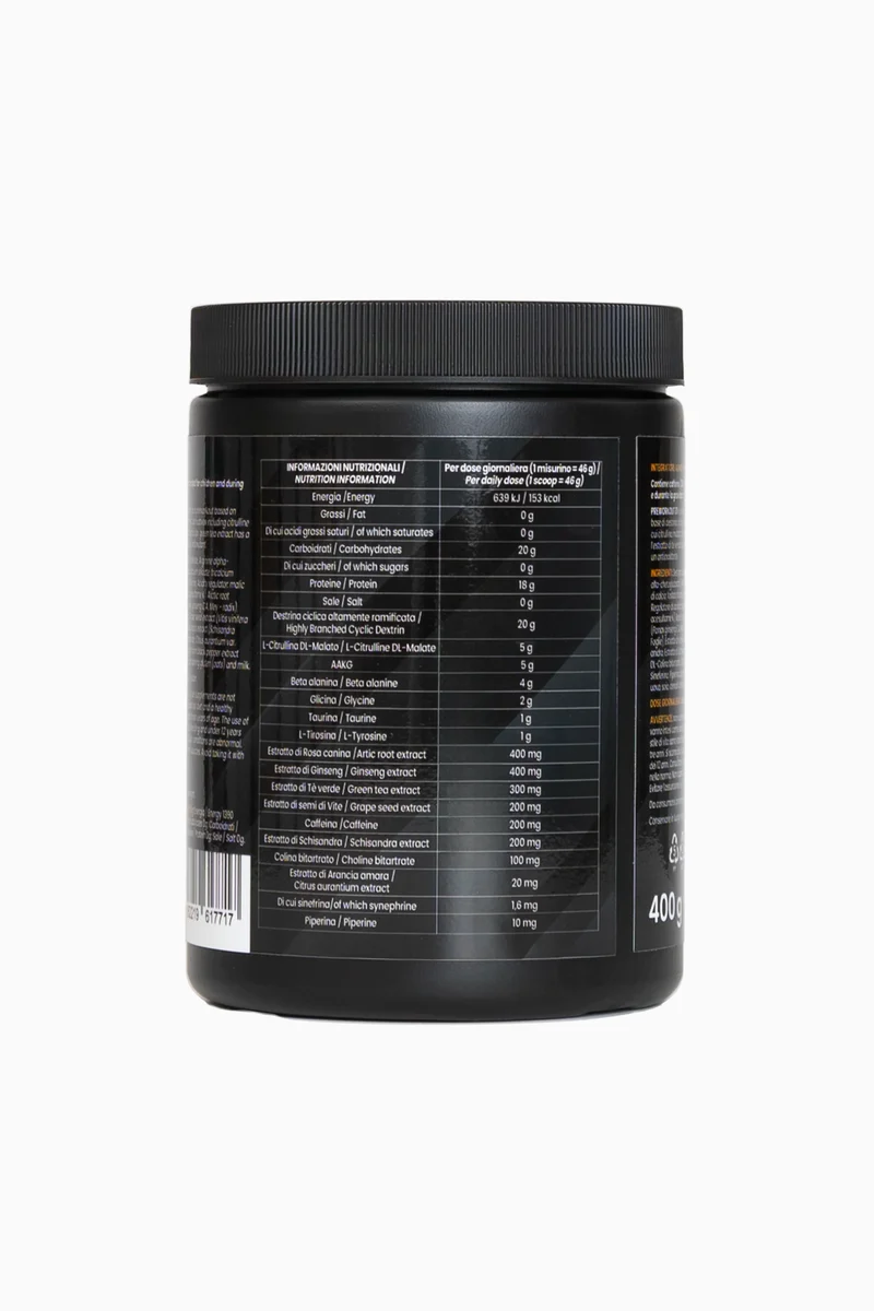 01 PREWORKOUT - 400 g