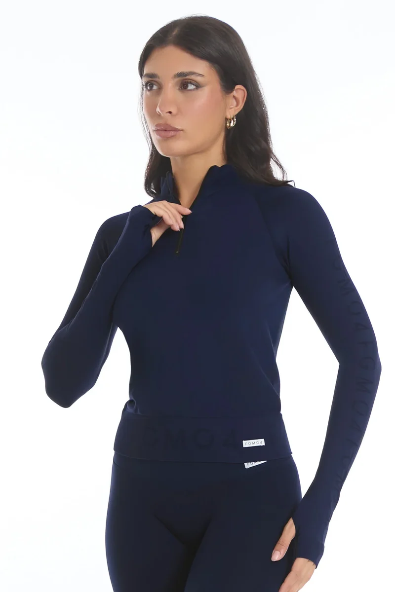 Bolero Zip Blu Notte