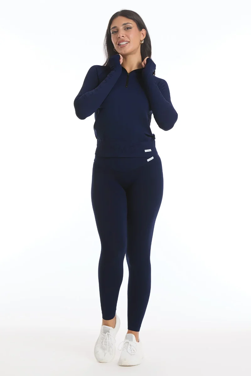Bolero Zip Blu Notte