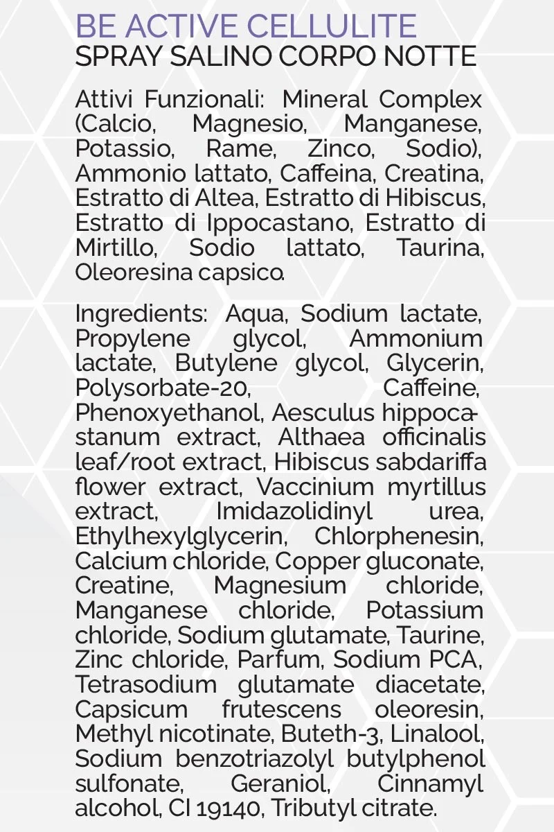Programma Cellulite - Giorno e Notte