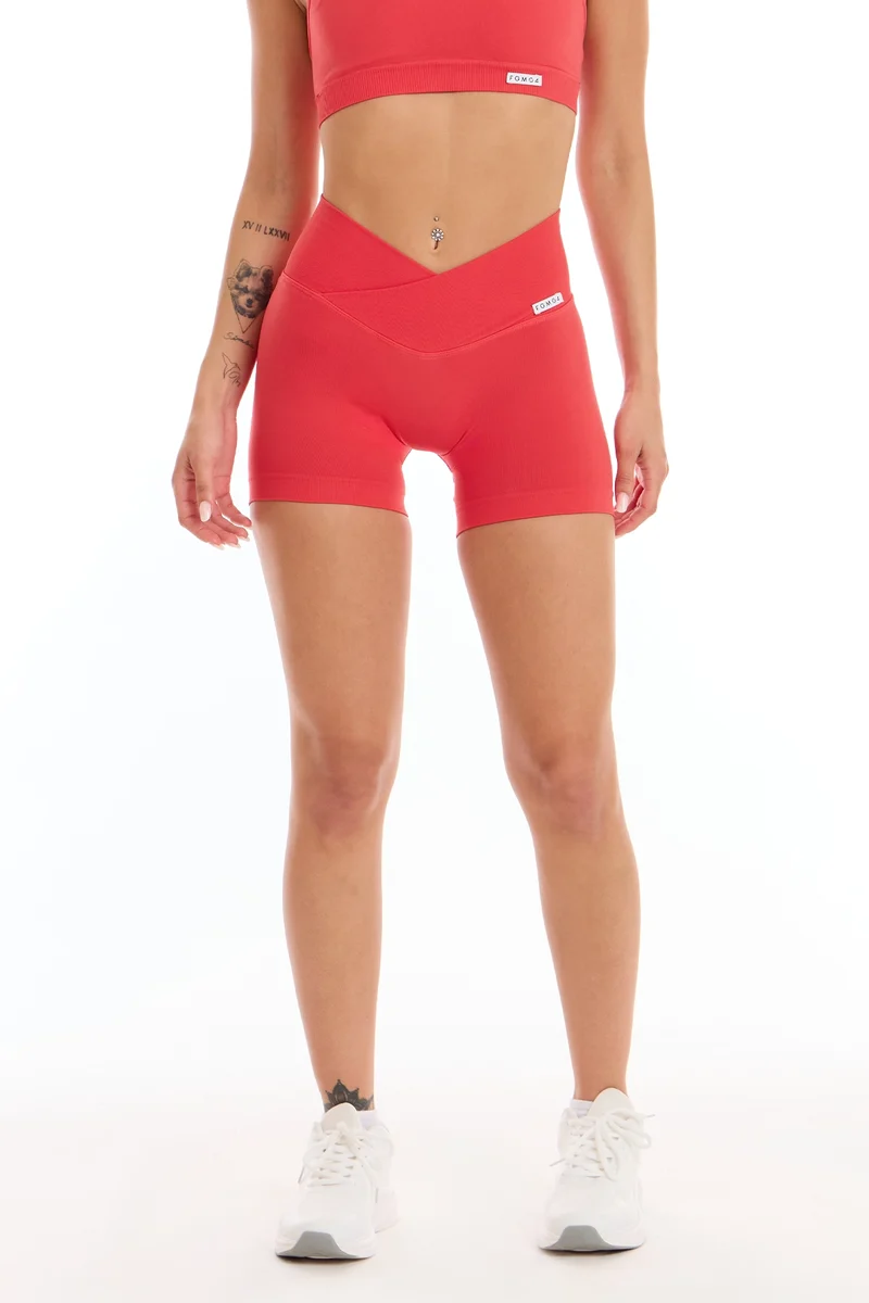 Shorts Push Up Vita Bassa Venere Corallo
