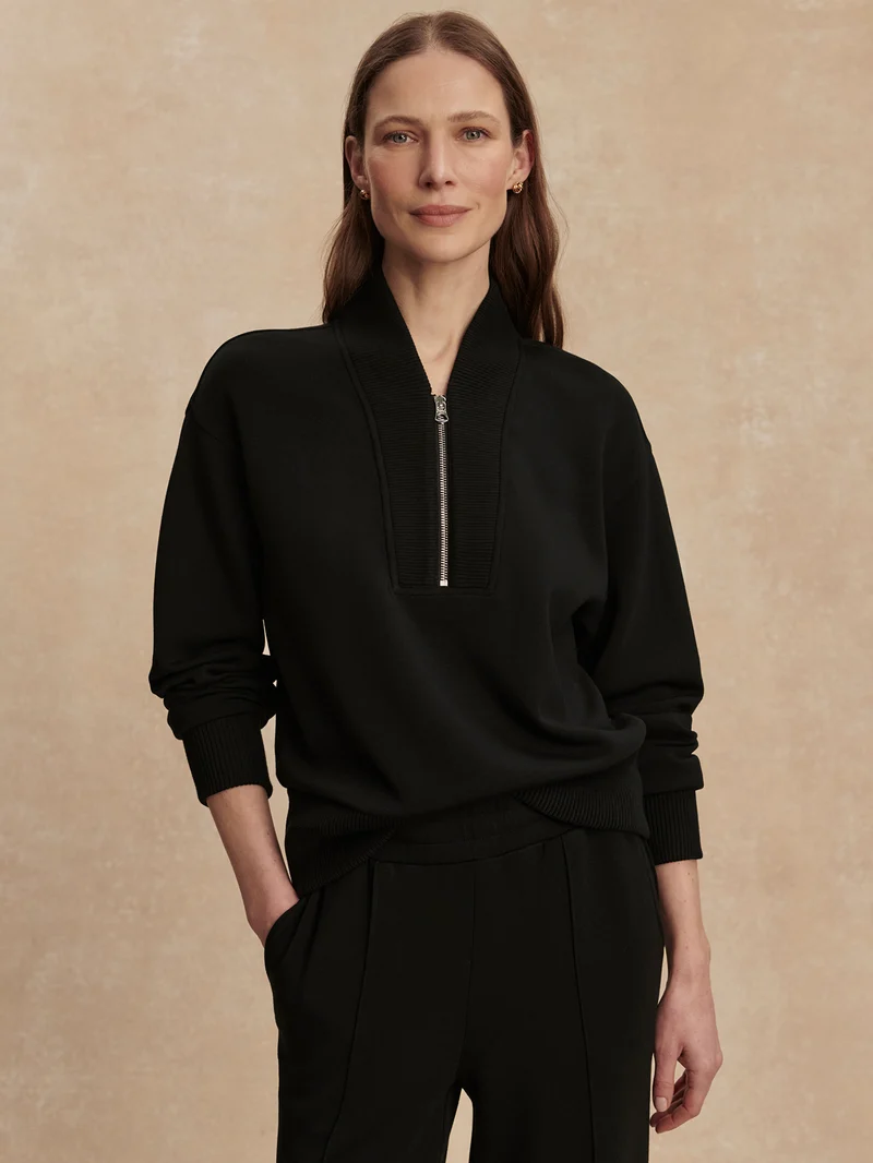 Sally Half Zip Sweat