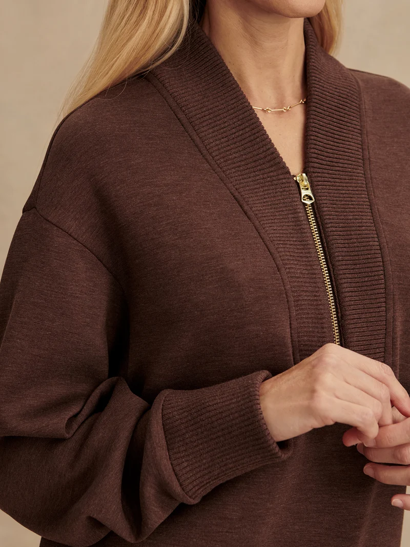 Sally Half Zip Sweat