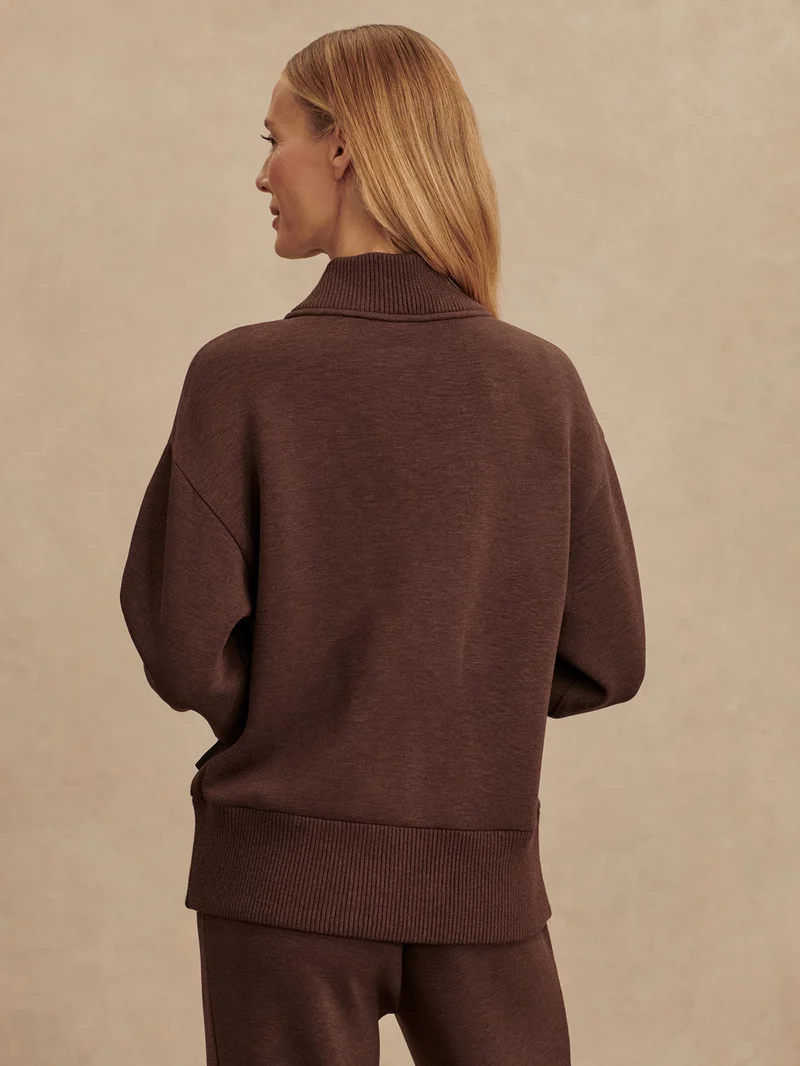 Sally Half Zip Sweat