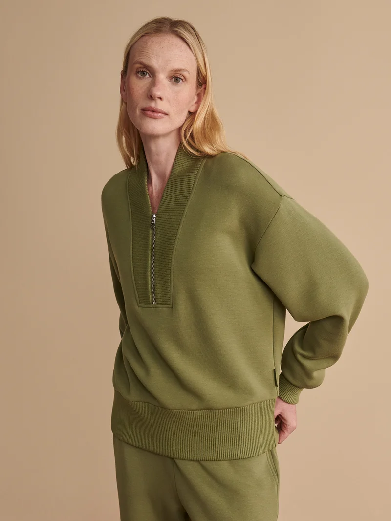 Sally Half Zip Sweat