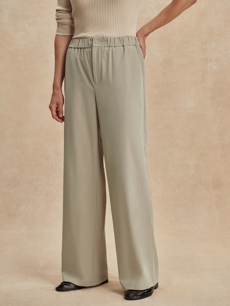 Lightweight Stretch Wide Leg Travel Pant Regular