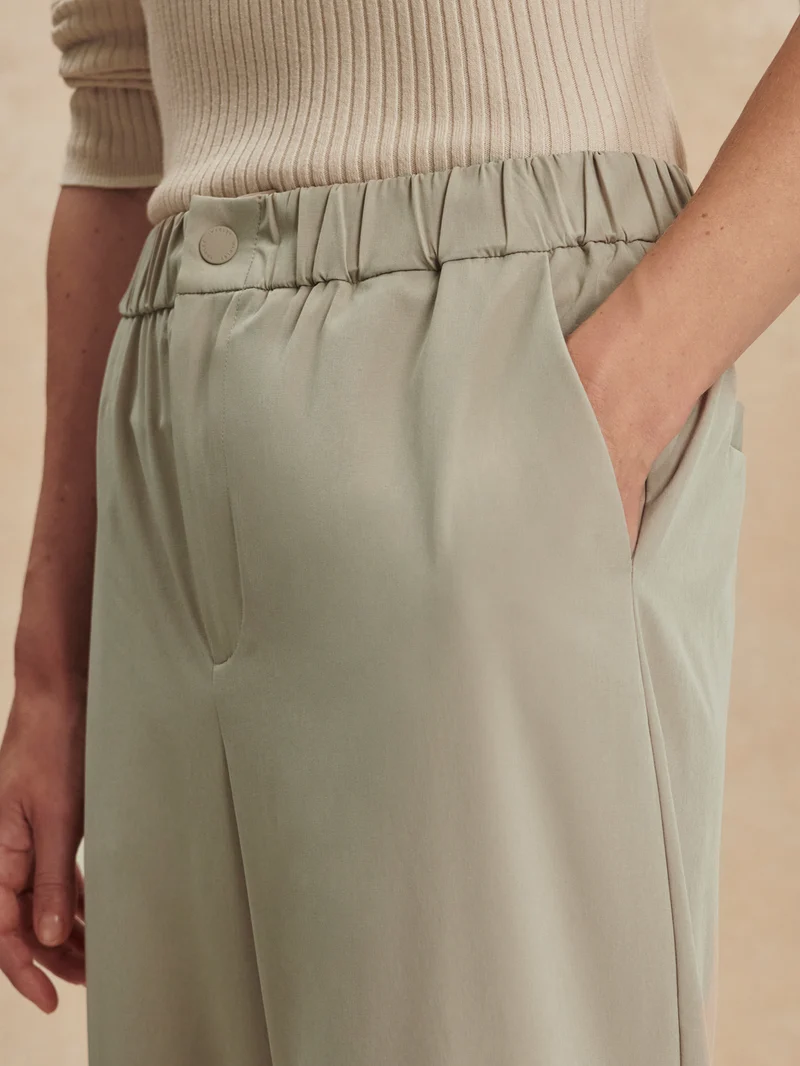 Lightweight Stretch Wide Leg Travel Pant Regular