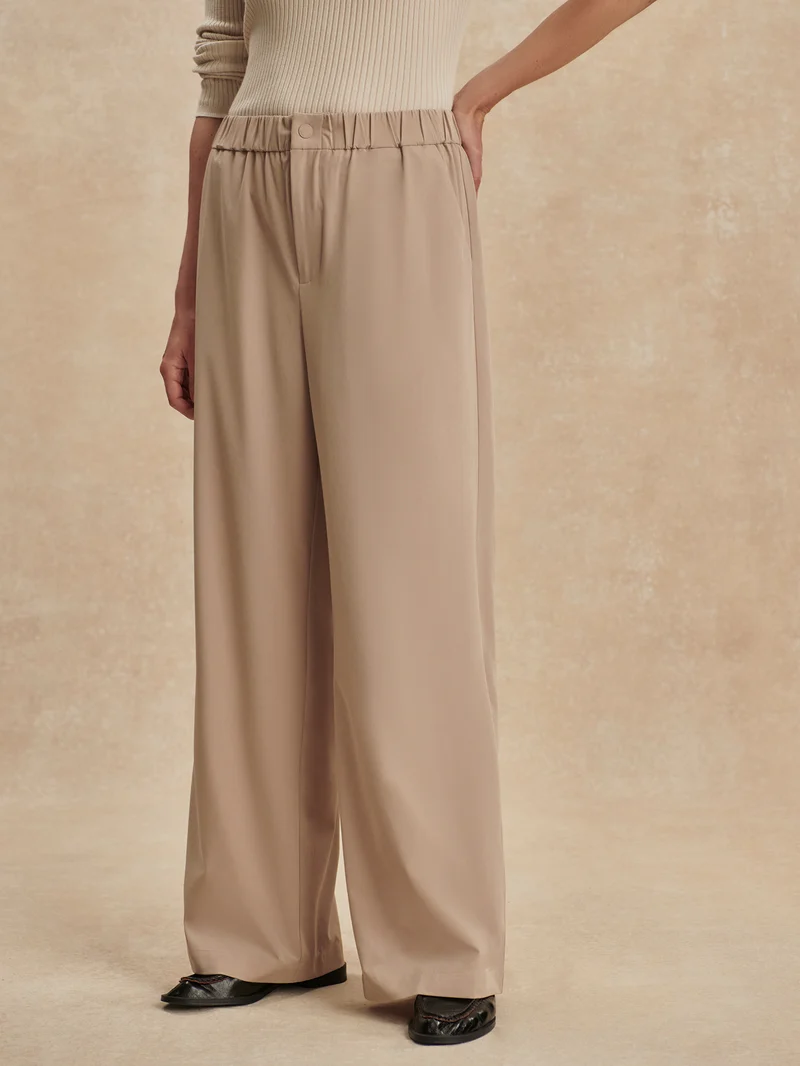 Lightweight Stretch Wide Leg Travel Pant Regular