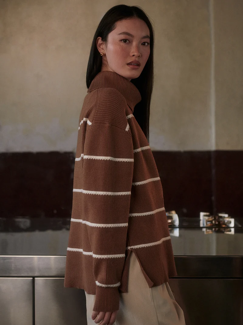 Hamish Stitch Knit Sweater