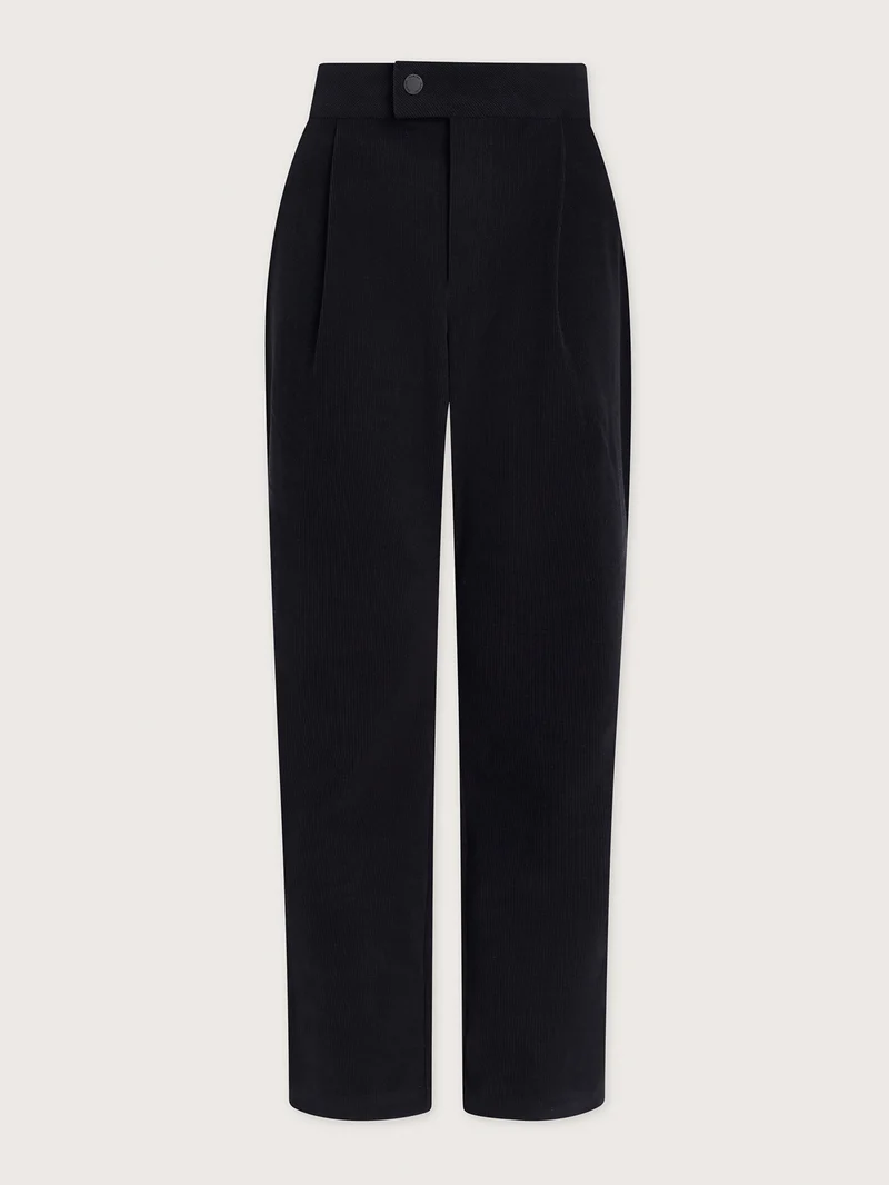 Stretch Needle Cord Tapered Trouser Regular