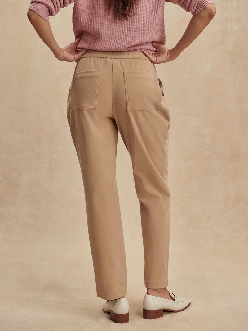 Stretch Needle Cord Tapered Trouser Regular