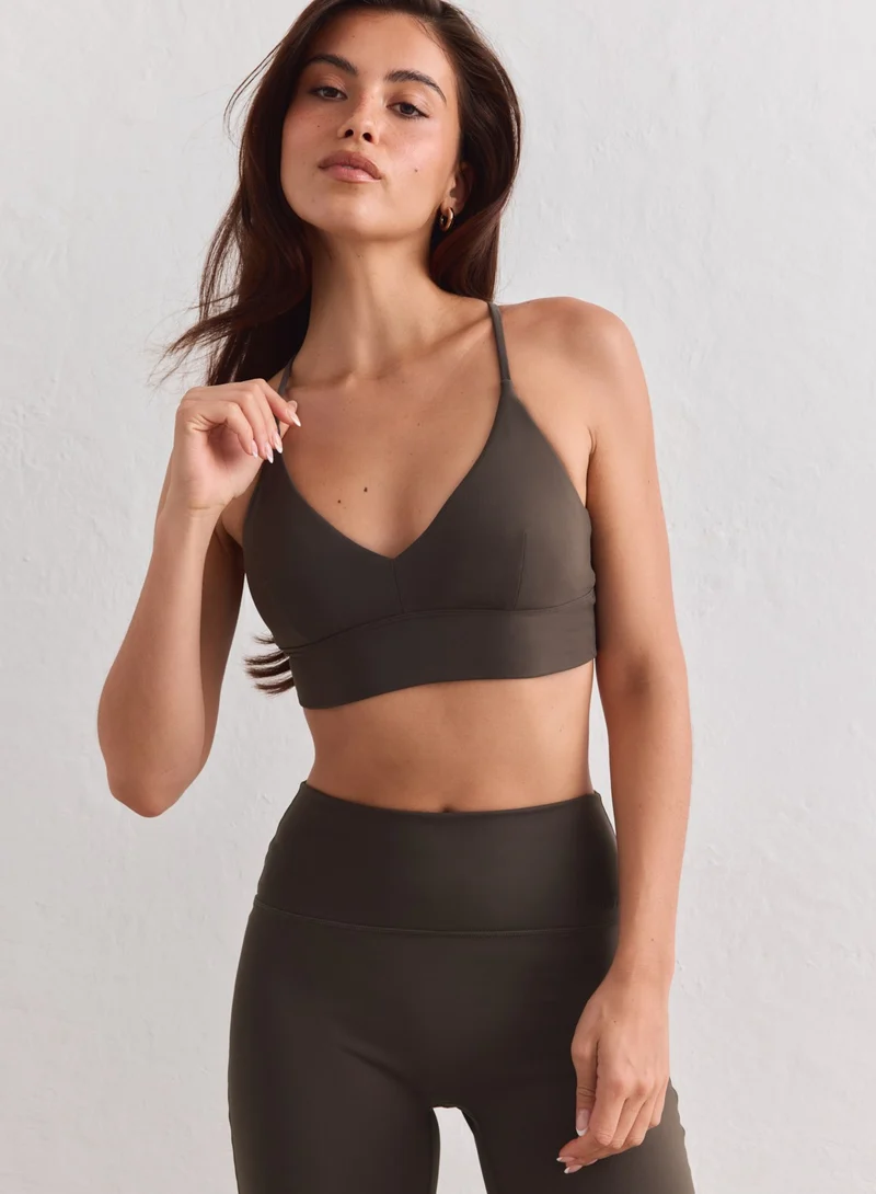 Dark Ivy Sense Strap Bra