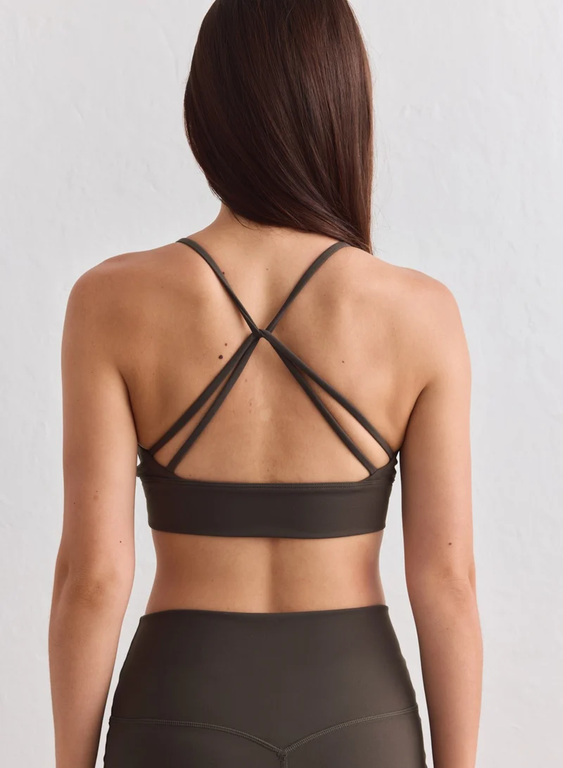 Dark Ivy Sense Strap Bra
