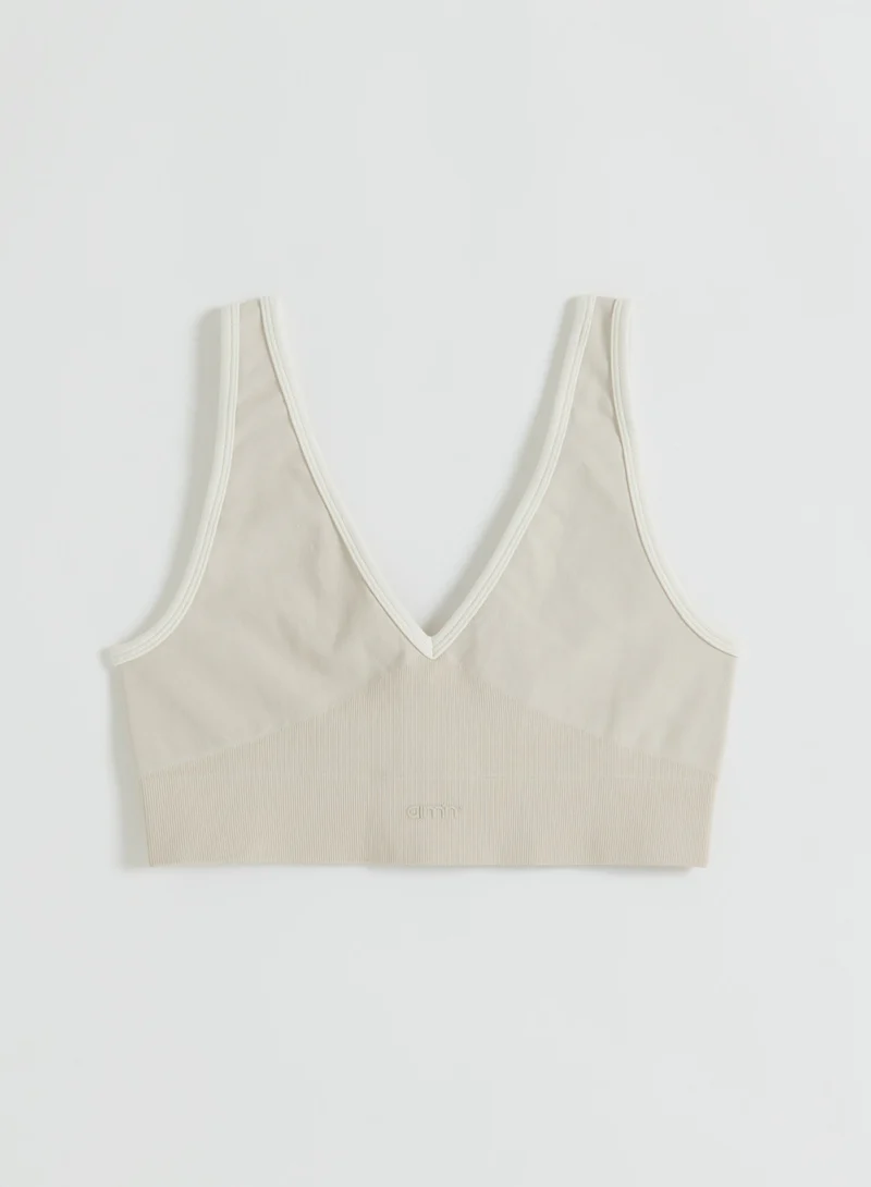 Sand Shape Seamless Deep Cut Bra